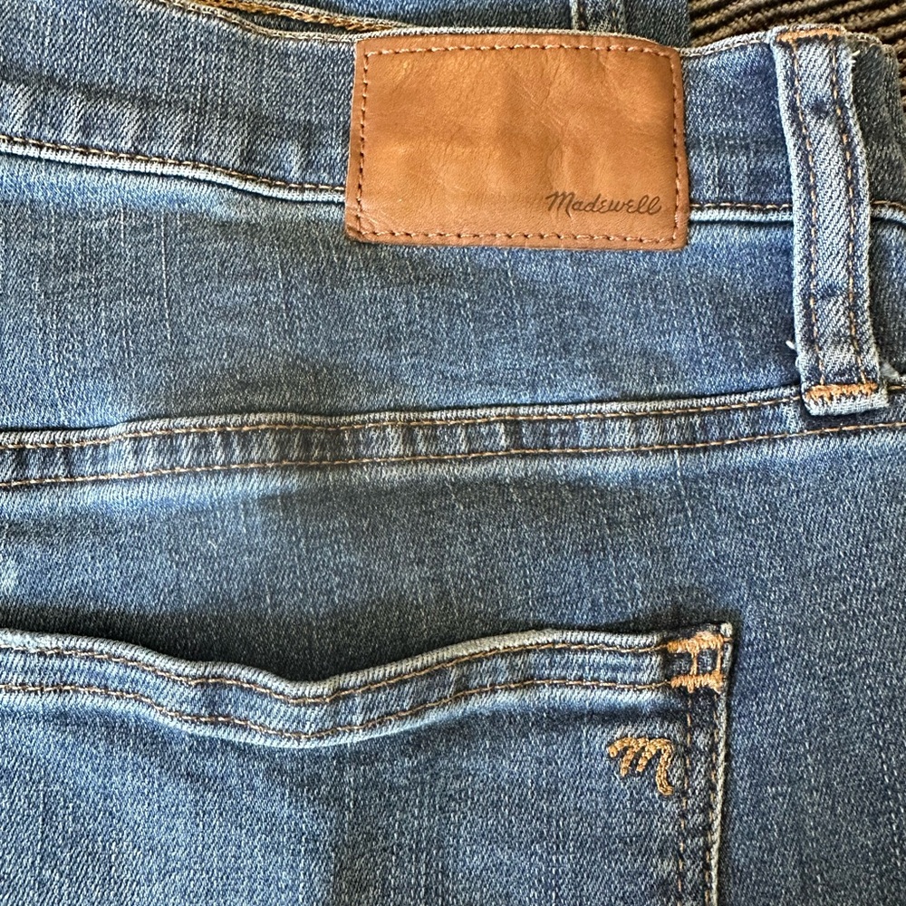 Madewell High-Rise Skinny Jeans in Classic Blue